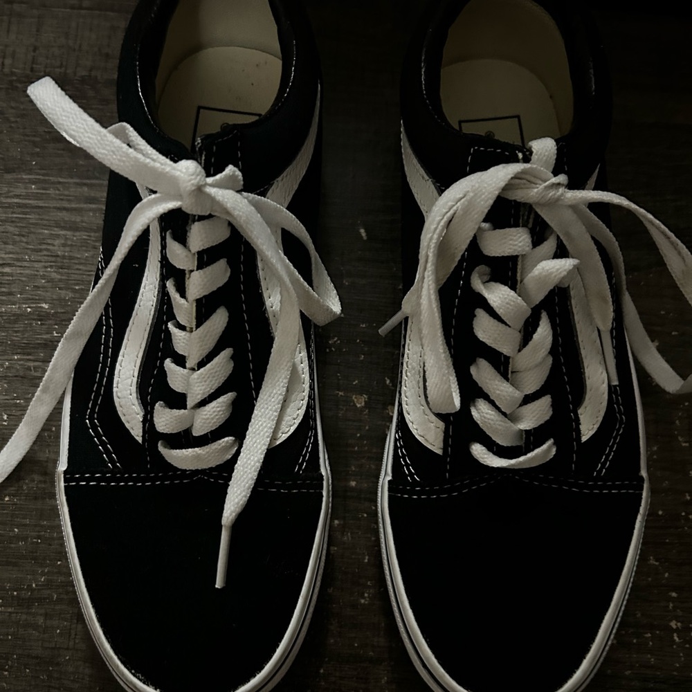 Vans Black and White Men's Sneakers